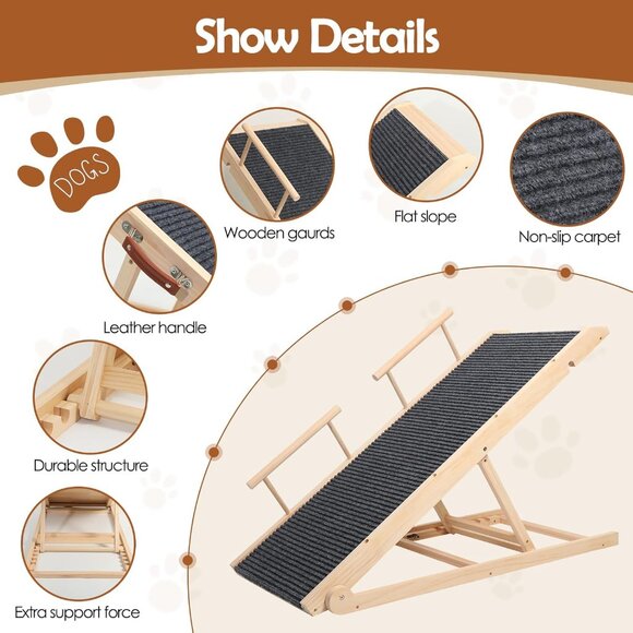 Update Dog Ramp for Bed, 47.2" - Picture 5 of 9